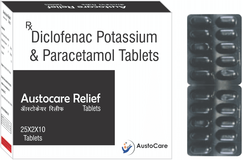 TB-5AUSTOCARE RELIEF BLACK PVC TAB